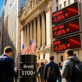 Wall Street recule après des résultats tech décevants et le pétrole repasse au‑dessus de 100 $
