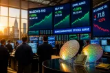 Wall Street grimpe: les semi‑conducteurs tirent les indices tandis que le pétrole recule