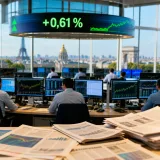 Le CAC 40 établit un nouveau record en séance et en clôture, la Bourse de Paris frôle les 8 700 points