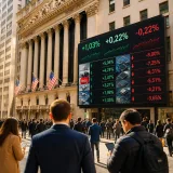 Wall Street contrastée : hausse des valeurs industrielles, semi‑conducteurs sous pression
