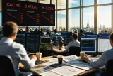 Le CAC 40 recule sous les 8 500 points, arbitrages entre tech, banques et industriels