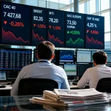 Le CAC 40 replie modérément face à la poussée des prix de l'énergie et des taux
