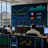Le CAC 40 stoppe huit séances de baisse, sur fond de tensions sur les taux souverains