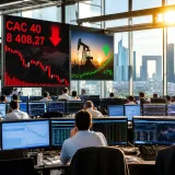 Le CAC 40 recule à 8 408 pts, la tension au Moyen‑Orient et la chute des valeurs tech pèsent
