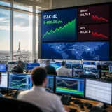 Le CAC 40 progresse, stimulé par la chute du pétrole et la décrue des tensions au Moyen-Orient