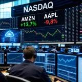 Le Nasdaq progresse, Amazon rassure sur le cloud tandis qu'Apple recule fortement