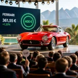 Ferrari soutenu par les enchères de Monterrey, Jefferies vise 400 €