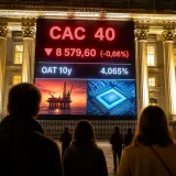 Le CAC 40 recule : tensions géopolitiques et remontée des taux pèsent sur Paris