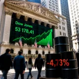 Wall Street en forte hausse, le Dow atteint un nouveau sommet porté par la chute du pétrole