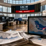 Le CAC 40 stable à l'ouverture de la semaine, le pétrole soutenu par les tensions iraniennes