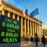Le CAC 40 atteint un nouveau record en séance et en clôture, soutenu par l'apaisement géopolitique