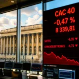 Le CAC 40 recule, poussé par la chute des valeurs de semi‑conducteurs et les tensions au Moyen‑Orient