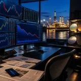 Wall Street hésite : pétrole en forte baisse, mais la rumeur d'EUV chinoises fait chuter les puces