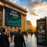 Le CAC 40 établit un nouveau record en clôture, les marchés restent prudents