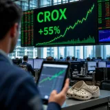 Crocs soutenu par Needham avant résultats, l'action reste en forte hausse depuis le début d'année