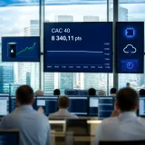 Le CAC 40 termine à l'équilibre, attentiste avant la BCE et sous pression géopolitique