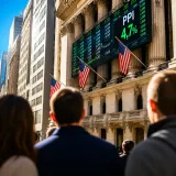 Wall Street monte après un PPI américain plus bas que prévu, les taux et le dollar en repli