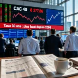Les Bourses européennes hésitent, le CAC 40 quasi stable tandis que la dette française inquiète