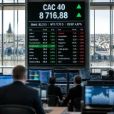 CAC 40: Paris reste au-dessus des 8.700 points malgré la remontée du pétrole et l'attente des chiffres américains