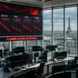 Les Bourses européennes chutent, Paris recule de 1,64% sur la flambée du pétrole