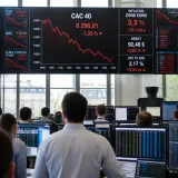 Le CAC 40 bascule en territoire négatif après la flambée de l'inflation en zone euro
