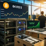Le Bitcoin repasse au‑dessus de 64 000 $ pendant que les mineurs réduisent leur puissance pour l'IA