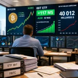 Forte poussée des flux vers l'ETF IBIT de BlackRock : plus de 117 M$ en une journée, 62 Md$ d’AUM