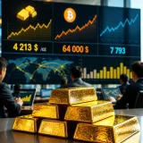 Or en hausse soutenue alors que le Bitcoin reste coincé autour de 64 000 $