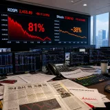 La volatilité du Kospi dépasse celle du bitcoin, signe d'une frénésie IA qui s'inverse