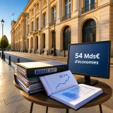 La dette française file vers 121,7 % du PIB en 2027, le gouvernement vise 54 milliards d’économies