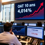 Taux à 10 ans : l’OAT française franchit 4% pour la première fois depuis 2009