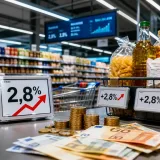 L'inflation dans la zone euro ralentit à 2,8% en juin, une décélération confirmée