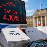 Le rendement des OAT à 10 ans franchit 4,10 %, un niveau jamais vu depuis 2008