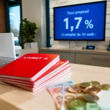 Le taux du Livret A proposé à 1,7 % : une hausse annoncée pour le 1er août