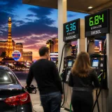 Les prix de l'essence à Las Vegas franchissent en moyenne 5,36 $ le gallon, pression sur le budget des ménages