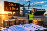 Le déficit commercial français s'alourdit à 6,9 milliards d'euros en mai
