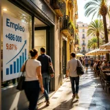 L'Espagne repasse sous 10 % de chômage et atteint près de 22,8 millions d'emplois