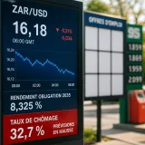 Le rand stable avant la publication des données d'emploi sud-africaines, enjeu pour les marchés et les recruteurs