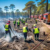 Plus de 2 050 hectares brûlés à Fontainebleau : la traque aux « feux zombies » mobilise les pompiers
