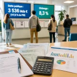Dette à 117,5 % du PIB et chômage à 8,3 % : la double pression sur le marché du travail français