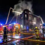Incendie dans un bâtiment désaffecté anciennement occupé par EDF près d’Avignon