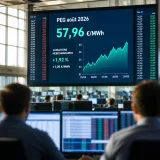 Le gaz recule : le contrat août sur le PEG clôture à 57,96 €/MWh, recul hebdomadaire de 9,3 %
