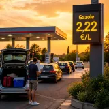 Hausse des carburants : le gazole franchit 2,22 €/L et pèse sur les vacances des Français