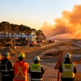 Incendie en Gironde : sites d'ArianeGroup, Safran et Thales placés sous haute protection