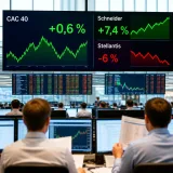 Bourse de Paris : le CAC 40 gagne du terrain malgré la chute de Stellantis, Schneider en tête