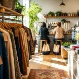 Le Troc Stop structure sa friperie-café autour de la consigne (90 %) et d’un ancrage de quartier