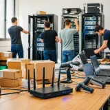 Quatre stagiaires de l'Afpa modernisent l'informatique des Restos du cœur du Loiret