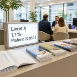 Le Livret A fixé à 1,7 % au 1er août 2026, plafond maintenu à 22 950 €
