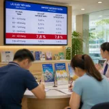 Des banques étrangères au Vietnam offrent jusqu’à 7,8 % sur certains dépôts à terme