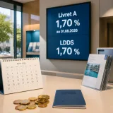 Le Livret A passe à 1,70 % au 1er août 2026 : ce que changent les nouveaux taux réglementés